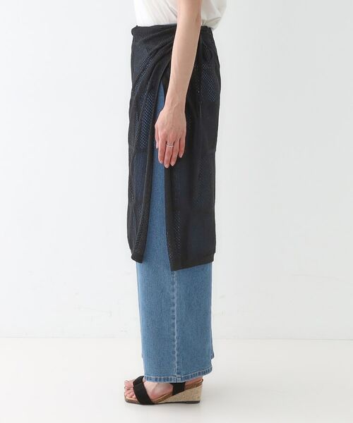 SHOO・LA・RUE / シューラルー スカート | パッチワーク風ニット 巻きスカート | 詳細10