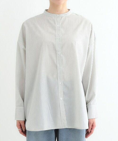 SHOO・LA・RUE / シューラルー シャツ・ブラウス | 【3WAY】フリルサッシュ付きバンドカラーシャツ | 詳細15