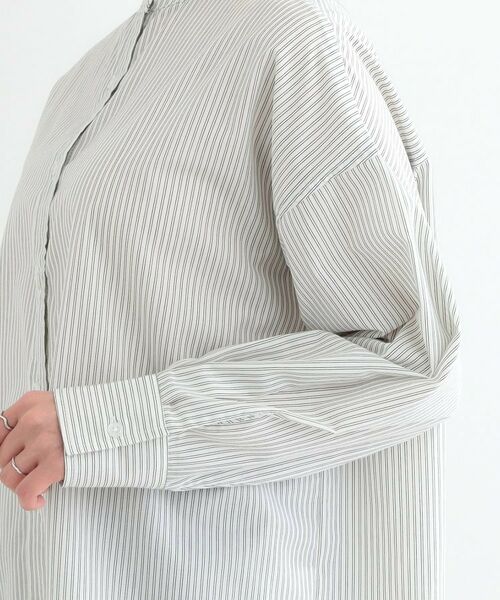 SHOO・LA・RUE / シューラルー シャツ・ブラウス | 【3WAY】フリルサッシュ付きバンドカラーシャツ | 詳細19