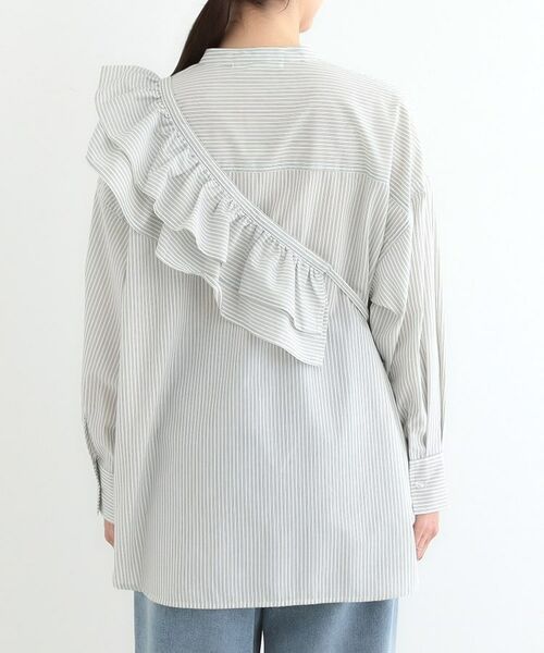 SHOO・LA・RUE / シューラルー シャツ・ブラウス | 【3WAY】フリルサッシュ付きバンドカラーシャツ | 詳細24