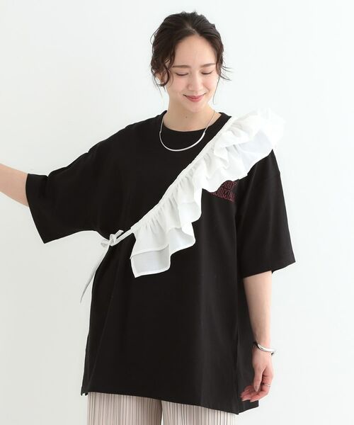 SHOO・LA・RUE / シューラルー シャツ・ブラウス | 【3WAY】フリルサッシュ付きバンドカラーシャツ | 詳細4