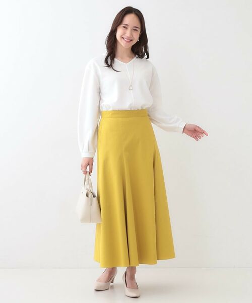 SHOO・LA・RUE / シューラルー シャツ・ブラウス | 【S-LL/2点セット】大人の上品シルエット アクセ付き Vネックトップス | 詳細15