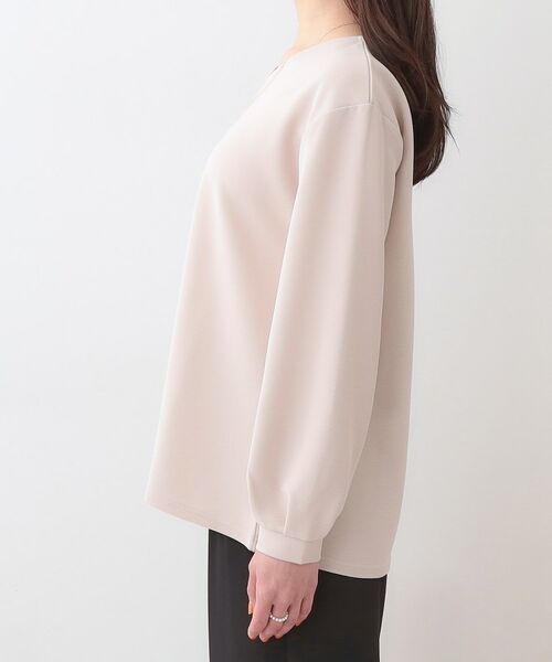 SHOO・LA・RUE / シューラルー シャツ・ブラウス | 【S-LL/2点セット】大人の上品シルエット アクセ付き Vネックトップス | 詳細18