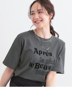 SHOO・LA・RUE / シューラルー Tシャツ | 【S-LL】大人のきれいめカジュアルに フロッキーロゴTシャツ