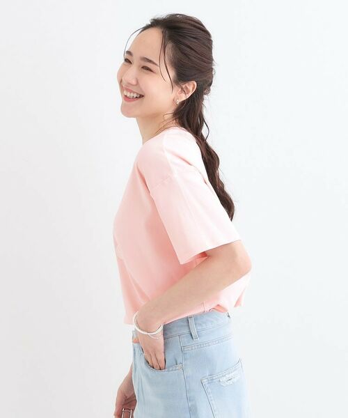 SHOO・LA・RUE / シューラルー Tシャツ | 【S-LL】大人のきれいめカジュアルに フロッキーロゴTシャツ | 詳細14