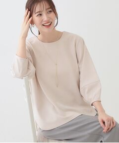 SHOO・LA・RUE / シューラルー シャツ・ブラウス | 【2点セット】大人フェミニン アクセ付き ランタンスリーブトップス