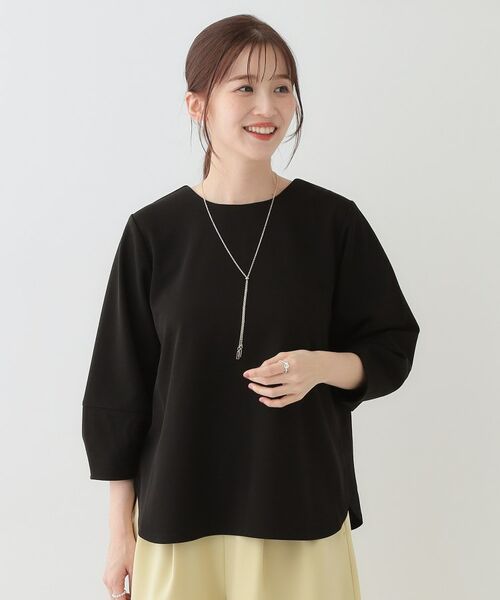 SHOO・LA・RUE / シューラルー シャツ・ブラウス | 【2点セット】大人フェミニン アクセ付き ランタンスリーブトップス | 詳細13