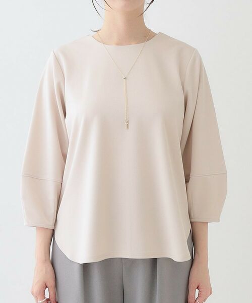 SHOO・LA・RUE / シューラルー シャツ・ブラウス | 【2点セット】大人フェミニン アクセ付き ランタンスリーブトップス | 詳細17