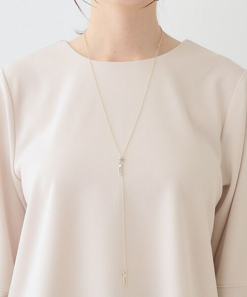 SHOO・LA・RUE / シューラルー シャツ・ブラウス | 【2点セット】大人フェミニン アクセ付き ランタンスリーブトップス | 詳細25