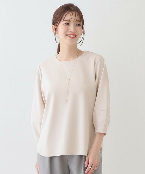 SHOO・LA・RUE / シューラルー シャツ・ブラウス | 【2点セット】大人フェミニン アクセ付き ランタンスリーブトップス | 詳細5