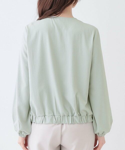 SHOO・LA・RUE / シューラルー レザーブルゾン・ジャケット | さらっと羽織れる ノーカラーブルゾン | 詳細15