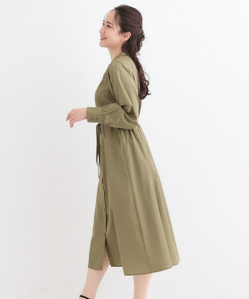 SHOO・LA・RUE / シューラルー ミニ丈・ひざ丈ワンピース | 【洗える/S-LL】エレガントさとリラックス感を両立したシャツワンピース | 詳細2