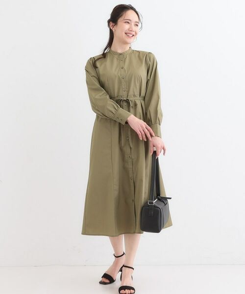 SHOO・LA・RUE / シューラルー ミニ丈・ひざ丈ワンピース | 【洗える/S-LL】エレガントさとリラックス感を両立したシャツワンピース | 詳細3