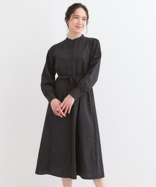 SHOO・LA・RUE / シューラルー ミニ丈・ひざ丈ワンピース | 【洗える/S-LL】エレガントさとリラックス感を両立したシャツワンピース | 詳細9