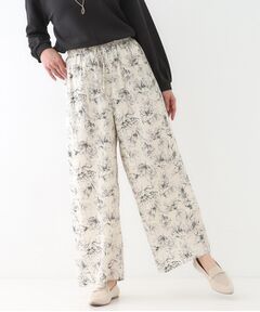 SHOO・LA・RUE / シューラルー パンツ | 【高レビュー/着丈選べる】さらり柔らか マットサテンワイドパンツ