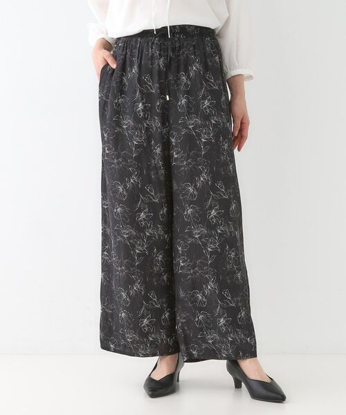 SHOO・LA・RUE / シューラルー パンツ | 【高レビュー/着丈選べる】さらり柔らか マットサテンワイドパンツ | 詳細1