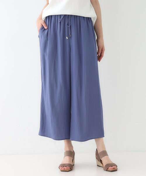 SHOO・LA・RUE / シューラルー パンツ | 【高レビュー/着丈選べる】さらり柔らか マットサテンワイドパンツ | 詳細17