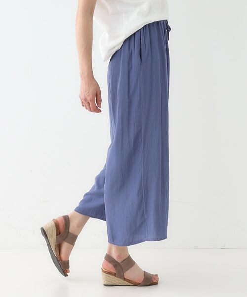 SHOO・LA・RUE / シューラルー パンツ | 【高レビュー/着丈選べる】さらり柔らか マットサテンワイドパンツ | 詳細18