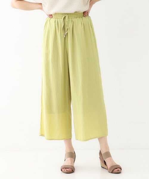 SHOO・LA・RUE / シューラルー パンツ | 【高レビュー/着丈選べる】さらり柔らか マットサテンワイドパンツ | 詳細24