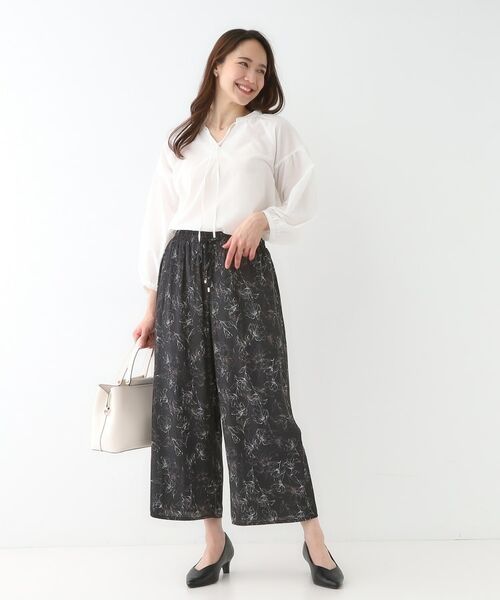 SHOO・LA・RUE / シューラルー パンツ | 【高レビュー/着丈選べる】さらり柔らか マットサテンワイドパンツ | 詳細6