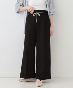 SHOO・LA・RUE / シューラルー パンツ | 【S-LL】きれいにスタイルアップ ロープ紐使いワイドパンツ