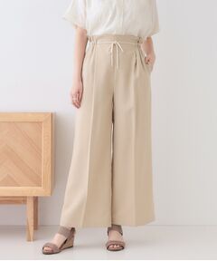 SHOO・LA・RUE / シューラルー パンツ | 【S-LL】きれいにスタイルアップ ロープ紐使いワイドパンツ