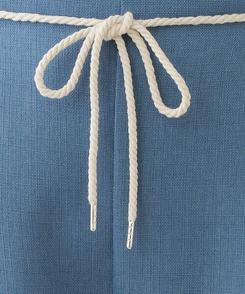 SHOO・LA・RUE / シューラルー パンツ | 【S-LL】きれいにスタイルアップ ロープ紐使いワイドパンツ | 詳細12