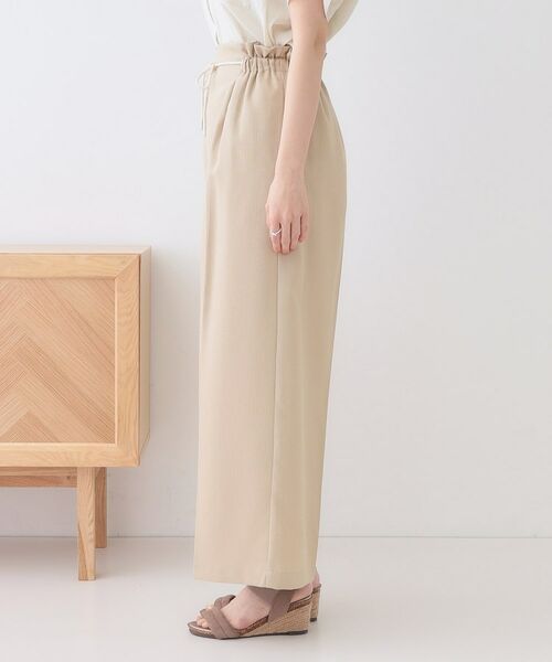 SHOO・LA・RUE / シューラルー パンツ | 【S-LL】きれいにスタイルアップ ロープ紐使いワイドパンツ | 詳細14