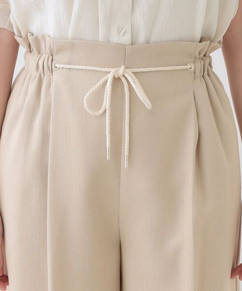 SHOO・LA・RUE / シューラルー パンツ | 【S-LL】きれいにスタイルアップ ロープ紐使いワイドパンツ | 詳細16