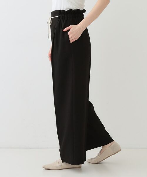 SHOO・LA・RUE / シューラルー パンツ | 【S-LL】きれいにスタイルアップ ロープ紐使いワイドパンツ | 詳細2