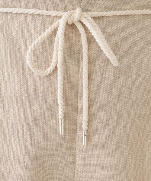 SHOO・LA・RUE / シューラルー パンツ | 【S-LL】きれいにスタイルアップ ロープ紐使いワイドパンツ | 詳細8