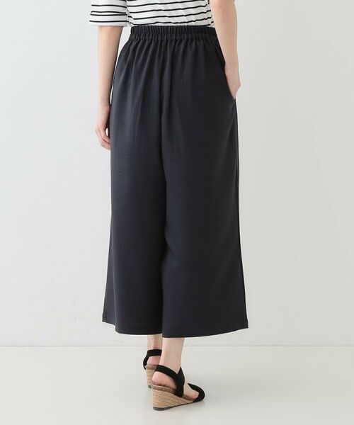 SHOO・LA・RUE / シューラルー ショート・ハーフ・半端丈パンツ | 【洗える/S-LL/アイロン掛けが楽】低身長さんにもおすすめ 麻調ガウチョパンツ | 詳細10