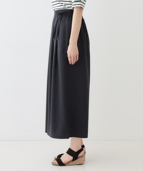 SHOO・LA・RUE / シューラルー ショート・ハーフ・半端丈パンツ | 【洗える/S-LL/アイロン掛けが楽】低身長さんにもおすすめ 麻調ガウチョパンツ | 詳細14