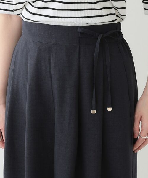 SHOO・LA・RUE / シューラルー ショート・ハーフ・半端丈パンツ | 【洗える/S-LL/アイロン掛けが楽】低身長さんにもおすすめ 麻調ガウチョパンツ | 詳細16