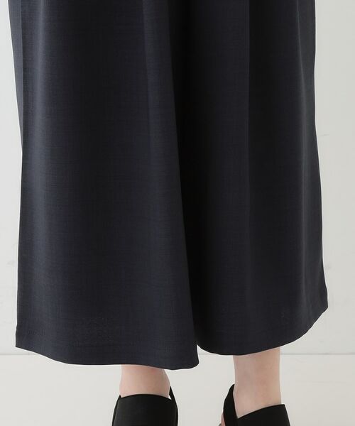 SHOO・LA・RUE / シューラルー ショート・ハーフ・半端丈パンツ | 【洗える/S-LL/アイロン掛けが楽】低身長さんにもおすすめ 麻調ガウチョパンツ | 詳細19