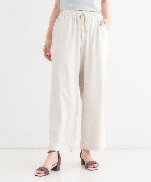 SHOO・LA・RUE / シューラルー ショート・ハーフ・半端丈パンツ | 【洗える/S-LL】ワイドイージーパンツ | 詳細5