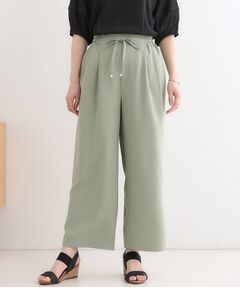 SHOO・LA・RUE / シューラルー パンツ | 【セットアップ可】麻調イージーワイドパンツ