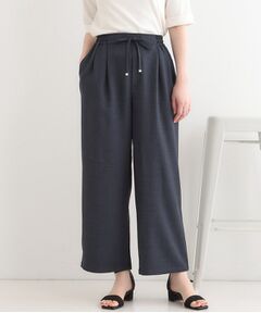 SHOO・LA・RUE / シューラルー パンツ | 【セットアップ可】麻調イージーワイドパンツ