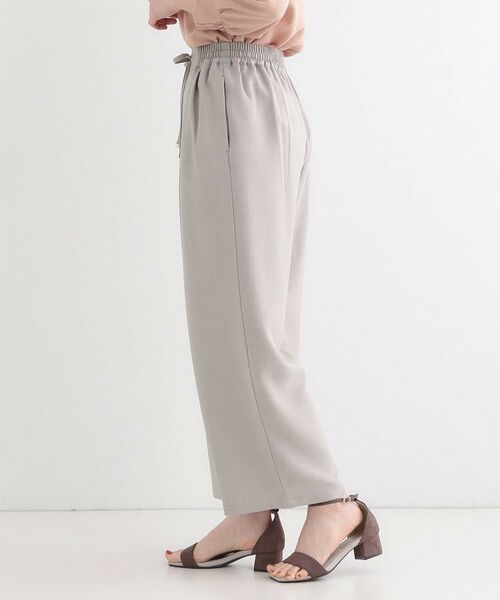 SHOO・LA・RUE / シューラルー パンツ | 【セットアップ可】麻調イージーワイドパンツ | 詳細11