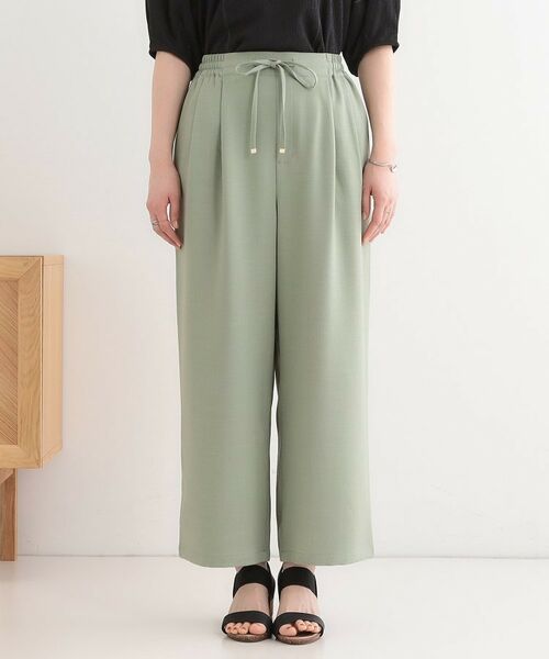 SHOO・LA・RUE / シューラルー パンツ | 【セットアップ可】麻調イージーワイドパンツ | 詳細14
