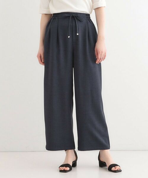 SHOO・LA・RUE / シューラルー パンツ | 【セットアップ可】麻調イージーワイドパンツ | 詳細6