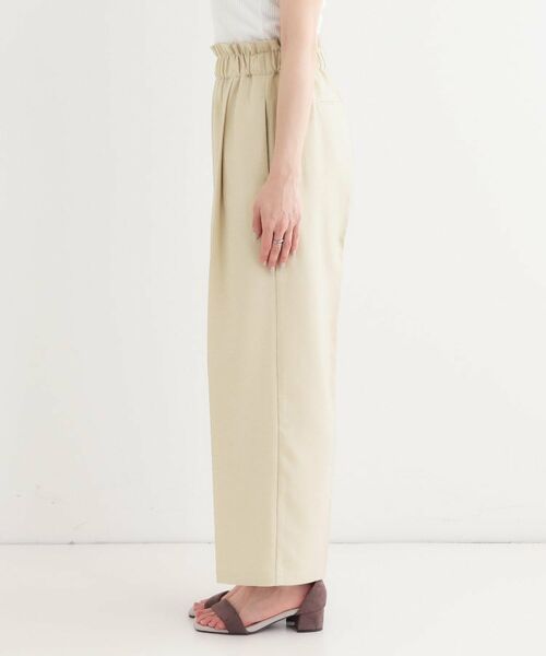 SHOO・LA・RUE / シューラルー パンツ | 【S-LL/ひんやり/吸水速乾】ウエストゴムできれい見え さらりとしたワイドパンツ | 詳細14