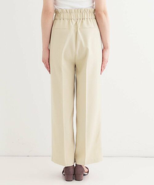 SHOO・LA・RUE / シューラルー パンツ | 【S-LL/ひんやり/吸水速乾】ウエストゴムできれい見え さらりとしたワイドパンツ | 詳細15