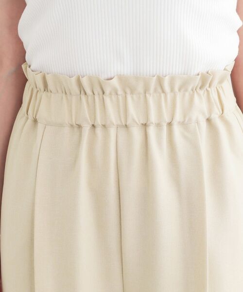 SHOO・LA・RUE / シューラルー パンツ | 【S-LL/ひんやり/吸水速乾】ウエストゴムできれい見え さらりとしたワイドパンツ | 詳細16