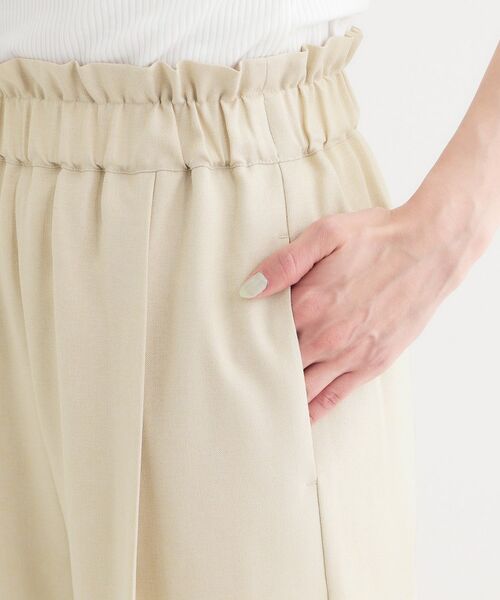 SHOO・LA・RUE / シューラルー パンツ | 【S-LL/ひんやり/吸水速乾】ウエストゴムできれい見え さらりとしたワイドパンツ | 詳細18