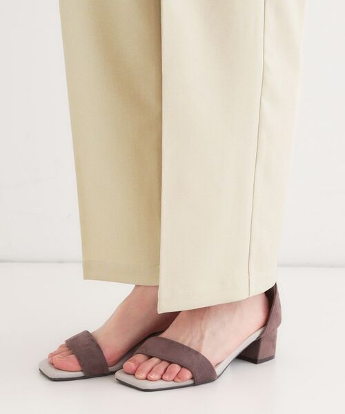 SHOO・LA・RUE / シューラルー パンツ | 【S-LL/ひんやり/吸水速乾】ウエストゴムできれい見え さらりとしたワイドパンツ | 詳細19