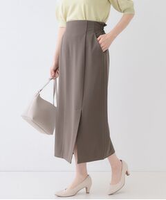 SHOO・LA・RUE / シューラルー ロング・マキシ丈スカート | 【洗える】洗濯後しわになりにくい カットジョーゼット ナロースカート