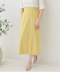 SHOO・LA・RUE / シューラルー ロング・マキシ丈スカート | 【洗える】洗濯後しわになりにくい カットジョーゼット ナロースカート