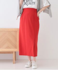 SHOO・LA・RUE / シューラルー ロング・マキシ丈スカート | 【洗える】洗濯後しわになりにくい カットジョーゼット ナロースカート