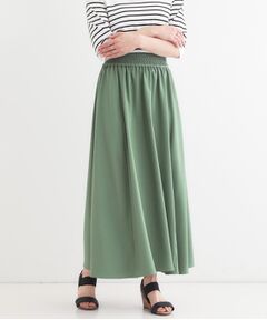 SHOO・LA・RUE / シューラルー ロング・マキシ丈スカート | 【洗える/着丈選べる】シャーリングフレアスカート